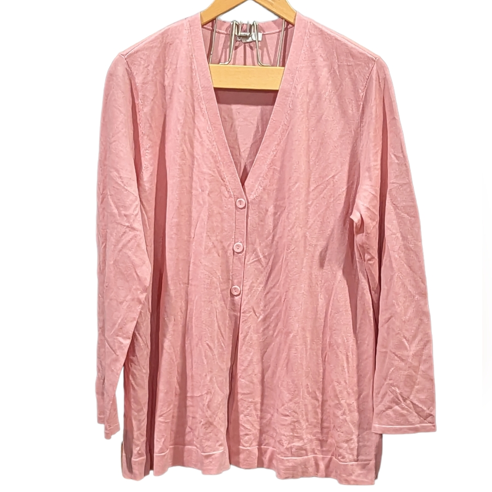 J. Jill Wool Blend Cardigan Sweater Size Large